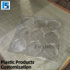 Plastic Products Manufacturer Custom Transparent Vacuum Forming Recyclable Turnover <strong>Tray</strong> <strong>Thermoforming</strong> Shell Blister <strong>Packaging</strong>