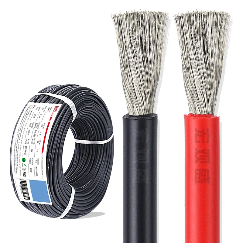 Fios de borracha macia de silicone, fios de cobre 2/3/4/6/8/9/10/12/14/16/18awg