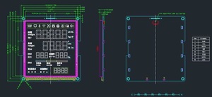 Display Lcd per bilance Display Lcd a segmenti modulo Lcd personalizzato - Product Image 6