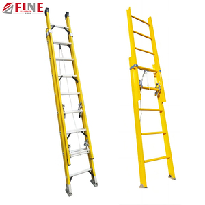 2*14 צעדים 8.4m סין ספק פיברגלס Frp בידוד הארכת סולם