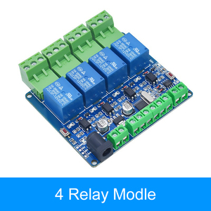 Modbus-Rtu 1/2/4/8 canales optoacoplador aislamiento 12V módulo de relé interruptor Modbus RTU relé salida interruptor RS485/TTL comunicación - Product Image 4