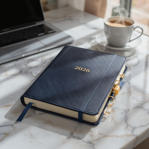 2026 Custom Diary Leather Agenda Undated Daily Planner <strong>Notebook</strong> for School Goal Setting Student Teacher Journal Book Workbook - Product Image 3