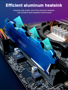 OSCOO RAMs DDR4 32GB 16GB 8GB 4GB DRAM Memory Dimm 2400MH 2666MHZ 3200MHZ Memory Cooling Heatsink Game Computer Parts PC RAM <strong>DDR</strong>