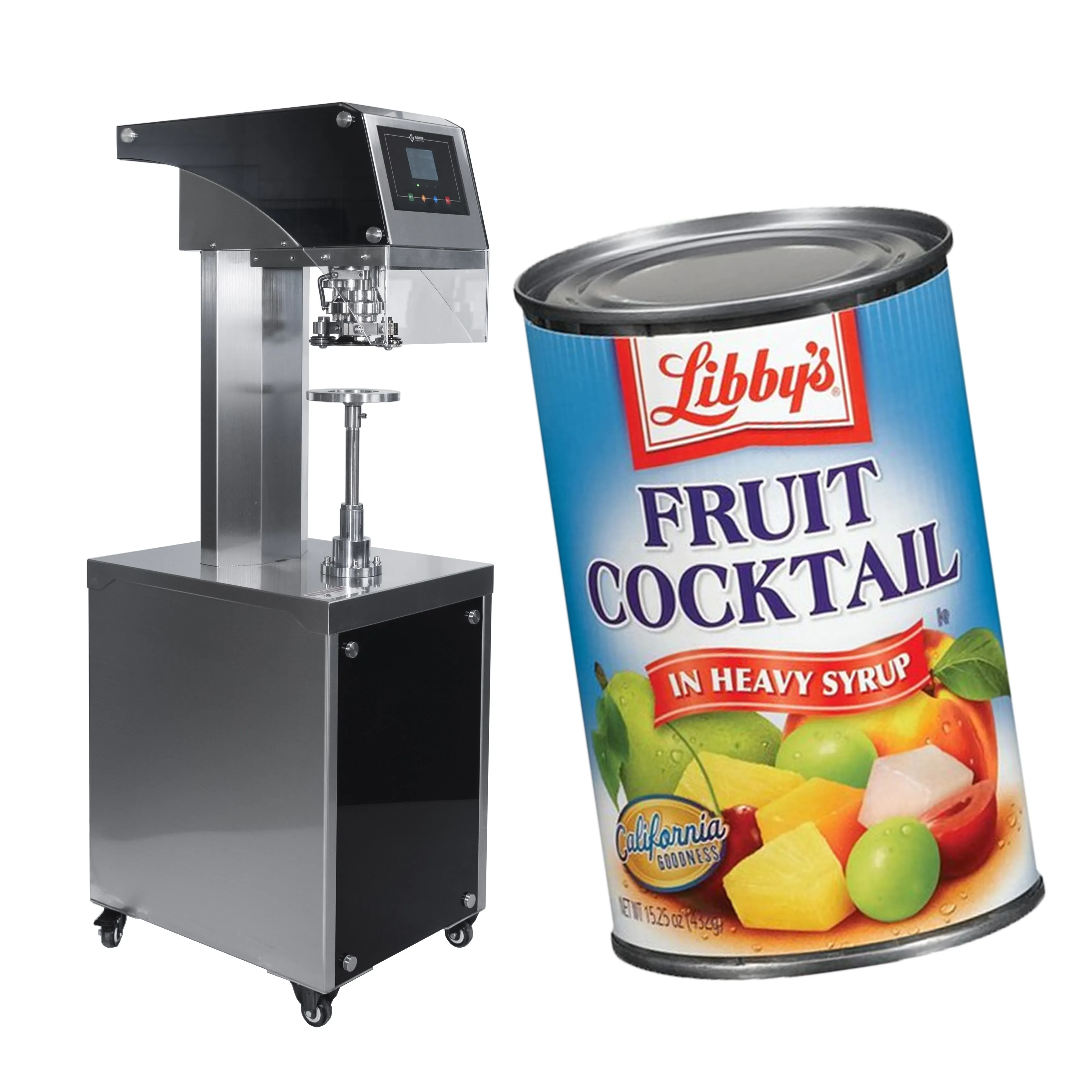 Máquina de enlatado para latas de metal de estaño manual de conservas de alimentos de atún de frutas