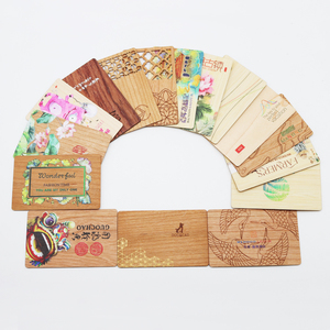 Tarjetas de visita de madera personalizadas con código QR NFC Tarjetas de visita inteligentes con codificación de chip/sitio web/información digital - Product Image 6