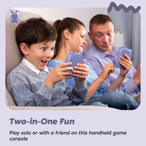 Taşınabilir seyahat Tic Tac Toe oyunu Hippo tarzı 3-in-1 el bulmaca konsolu kurulu çocuklar için oyunlar ve yetişkin oyunları - Product Image 3