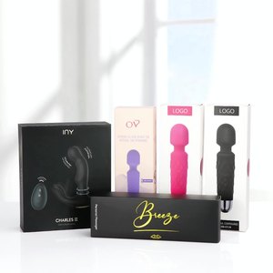 Custom Modern Adult Sex <strong>Toys</strong> Packaging <strong>Box</strong> Top Bottom Cover Color for Female Masturbator Vibrator and Condom Premium Paper <strong>Box</strong> - Product Image 1