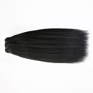 100% ยืดผม Yaki มัดผมแบบตรง10-30นิ้วมัดเป็นเส้นตรงสีตามต้องการ - Product Image 5
