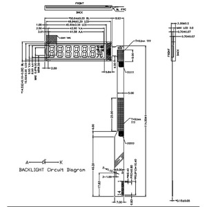 Hersteller Verkauf kunden spezifischer Segment code COG LCD-Bildschirm und Modul mit AIP31033E ICSPI-Schnitts telle für QR-Code-Kassierer - Product Image 5