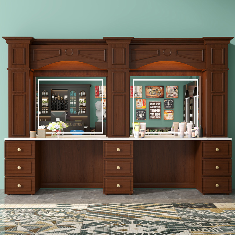 armoire à double miroir