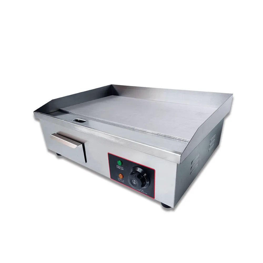 Commercial outdoor flat grill Teppanyaki steak-cooking machine Electric grill for restaurants smokeless grill