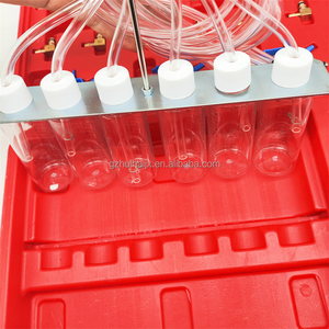 Piezas de maquinaria de construcción, herramienta de prueba de flujo de inyector, adaptador de riel común, probador de combustible, 18 adaptadores, juego de probador de combustible - Product Image 5