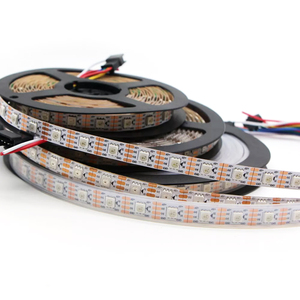 12 В WS2815 адресуемые RGB пиксельные светодиодные полосы света 4 контакта индивидуально RGBIC программируемый DMX SMD Smart 5050 пикселей RGB светодиодные полосы - Product Image 5