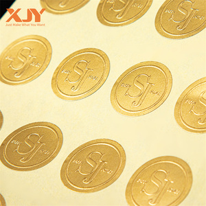 XJY UV and Waterproof Round Permanent <strong>Decals</strong> with Custom Printed Own Design Break Slit Pvc Sticker with Custom logo - Product Image 5