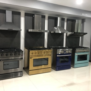 מלא נירוסטה משלוח עומד גז טווח עם אוטומטי הצתה גז טווח עם משלוח עומד תנור