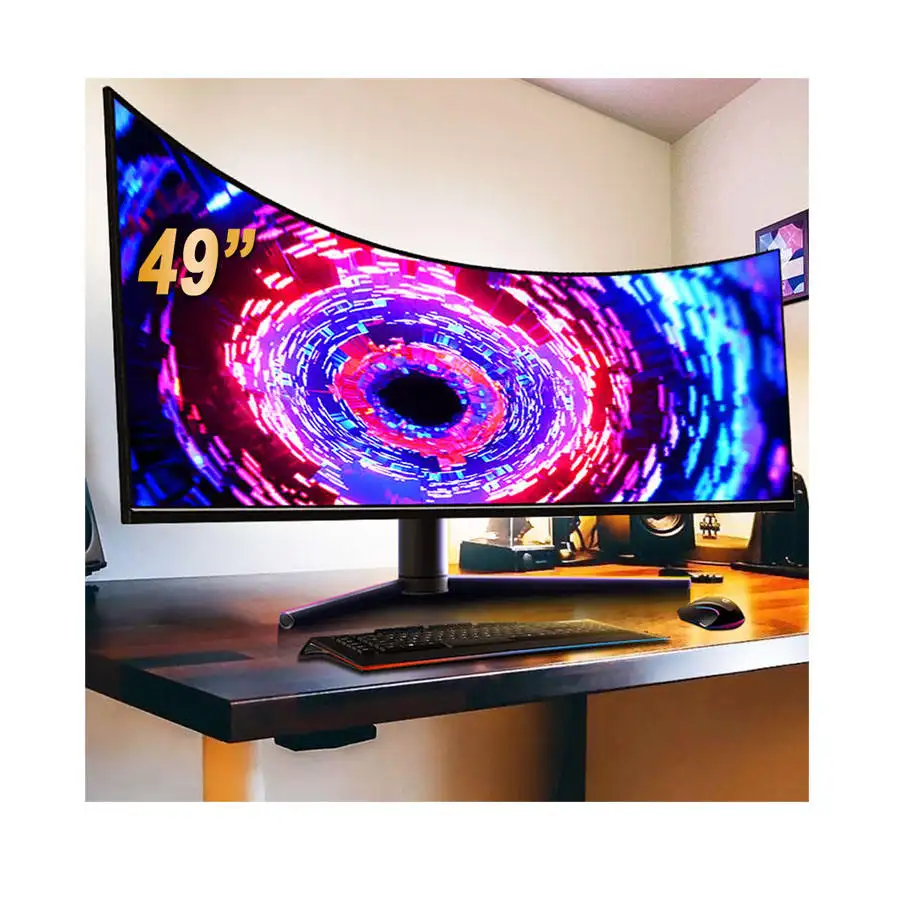 24 27 32 34 49 inç oyun monitörü 1080P 2K 4K düz ve kavisli BL240305 ekran monitör 144HZ IPS PC LED LCD Ultra ince monitör