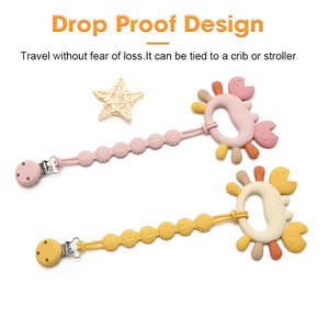 0-12 tháng BPA free mềm Silicone bé nhẹ nhàng Teether kích thích cảm giác phát triển mọc răng đồ chơi sản phẩm em bé - Product Image 5