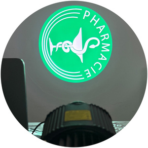 Уличный светодиодный проектор с логотипом, проектор с зумом, Проектор OEM, индивидуальный, по хорошей цене, лазер 80 Вт 100 Вт, проектор с логотипом gobo - Product Image 6