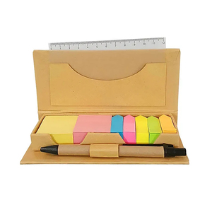 定制记事本便签带笔口袋规则文具套装学校用品记事本套装 - Product Image 2