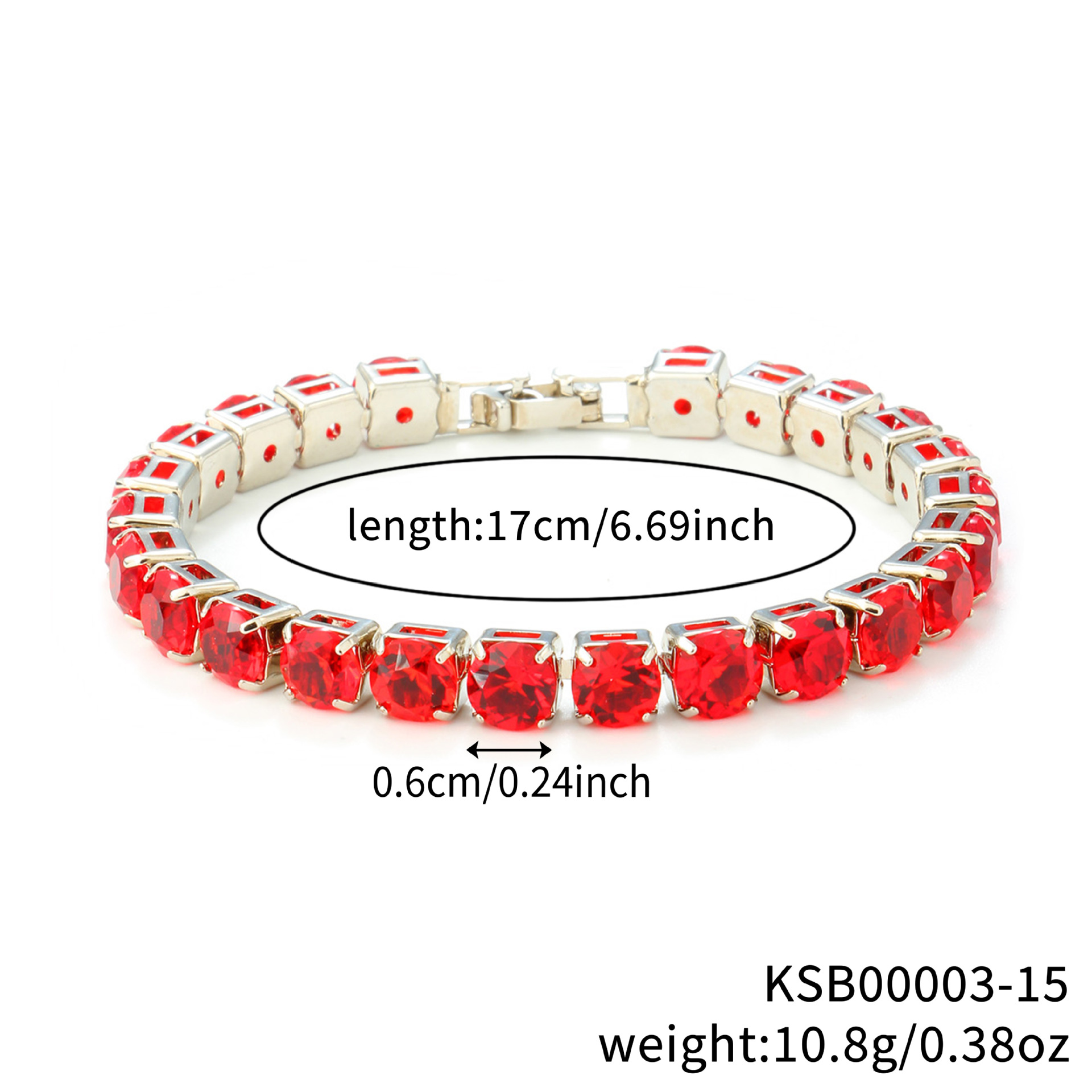 Diamant blanc k rouge-60 rond multi-section-172