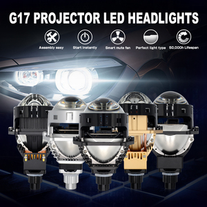 Gview เครื่องฉายพลังงานสูงโคมไฟ LED อัตโนมัติเลนส์1.8นิ้ว110W 3.0นิ้วไฟ LED ไฟหน้ารถโปรเจคเตอร์ H11 - Product Image 3