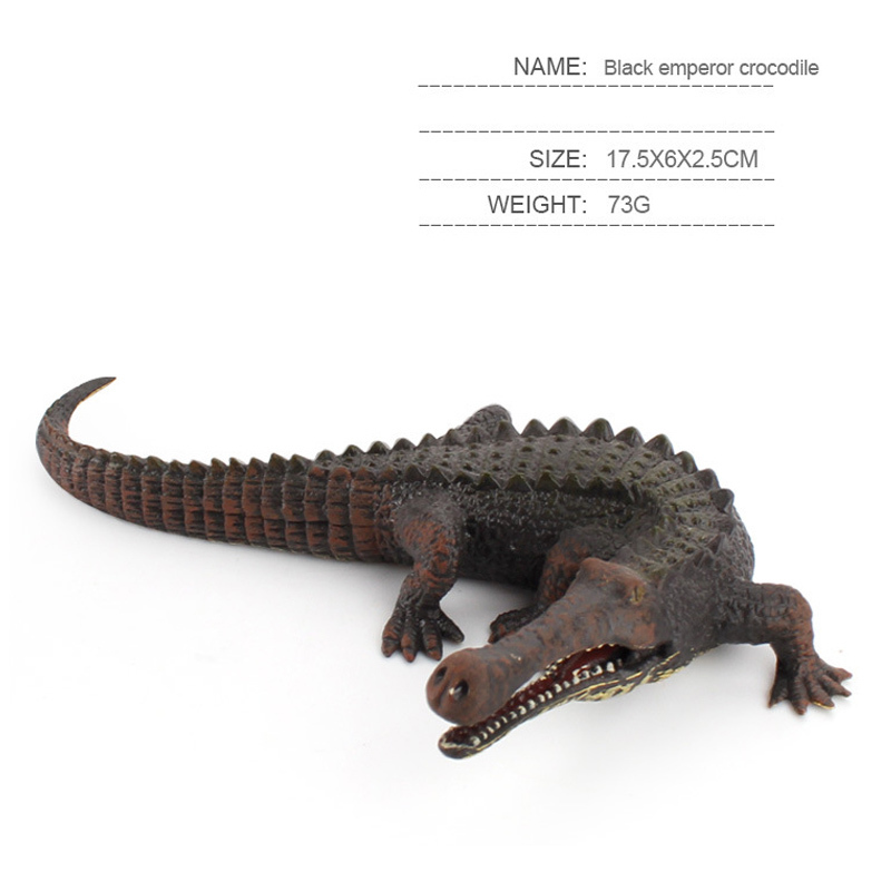 cocodrilo emperador negro