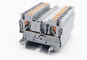 PT2.5 2,5 mm2 Alimentación a través del bloque de terminales de resorte de alambre de empuje - Product Image 3