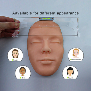 Nuevo kit profesional de regla de mapeo de cuentas horizontales para cejas, herramientas de cadena de mapeo de marca de línea para ayudar al artista a crear cejas simétricas - Product Image 5