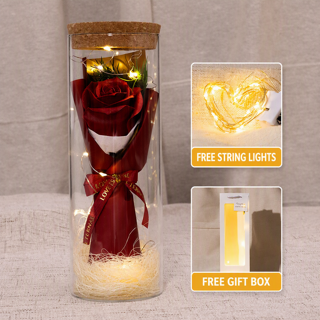 Wishing Bottle Rose Cocoa Lady