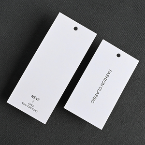 High Quality Best Price Custom Printing Logo Luxury Swing Label Garment <strong>Tags</strong> Paper <strong>Hang</strong> <strong>Tags</strong> <strong>With</strong> <strong>String</strong> Rope for Clothing - Product Image 2