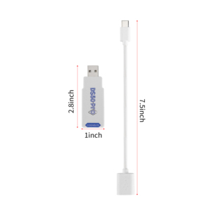 Coov Lite DS50 Pro BT无线USB转换器，适用于任天堂Switch Xbox One S操纵杆接收器，适用于PS3 PS4 PS5 Wii USB适配器 - Product Image 3