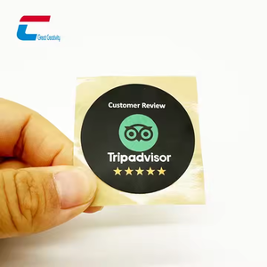Etiquetas adhesivas personalizadas de tamaño de código QR círculo programable impermeable Rfid epoxi Nfc menú - Product Image 1