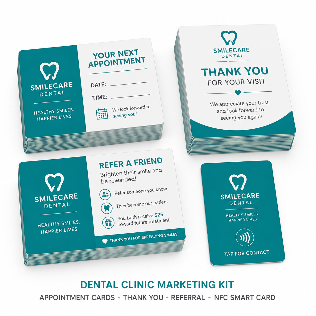 Kit de marketing para clínica dental