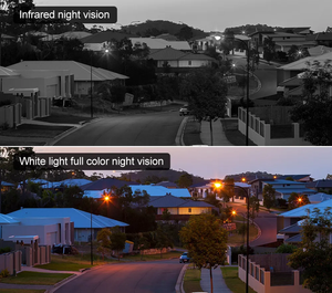 4K 8MP NVR กล้องตรวจจับยานพาหนะของมนุษย์สมาร์ทไฟคู่ CMOS กล้องเครือข่ายกล้อง IP กลางแจ้ง POE - Product Image 5