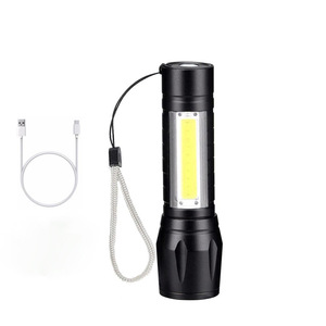 Taşınabilir şarj edilebilir Zoom LED el feneri XPE flaş ışıklı fener fener 3 aydınlatma modları kamp işık Mini Led lamba - Product Image 6
