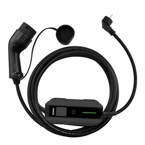 Elektrikli araç şarj istasyonu 8A 10A 13A 16A 24A 32A akım değiştirilebilir elektrikli araç taşınabilir şarj cihazı - Product Image 1