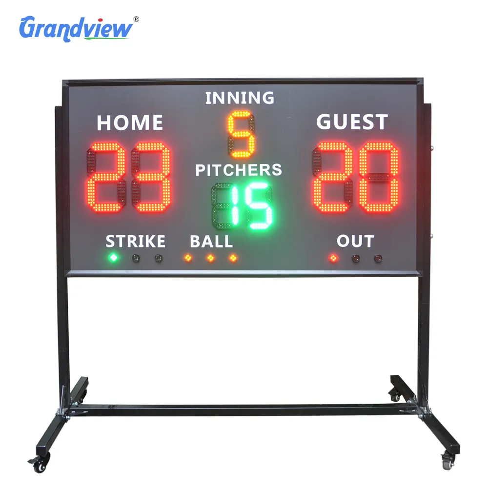 Marcador electrónico digital de baloncesto R de 1,8 pulgadas, tablero de pantalla digital led, marcador led con reloj de tiro