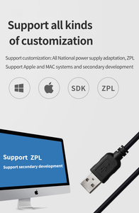 เครื่องพิมพ์ฉลากความร้อน3 "เครื่องชงฉลากที่มีบลูทูธและเครื่องพิมพ์ฉลาก USB สำหรับธุรกิจขนาดเล็ก,ป้ายที่อยู่กับ Ebay, UPS - Product Image 5