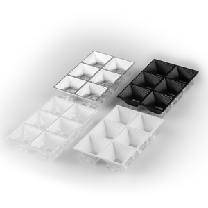 Светодиодные оптические многообъективные массивы 2x3 для освещения панели 85 градусов антибликовые светодиодные линзы для ПК - Product Image 1