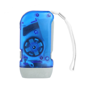 Hand Pressing Dynamo Crank Power 3 <strong>LED</strong> <strong>Wind</strong> <strong>up</strong> Flashlight Torch Light Hand Press Crank Camping Lamp Light for Outdoor Home - Product Image 1