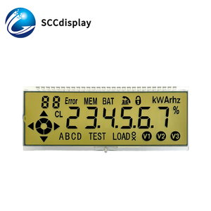 Benutzer definiertes monochromes 7-Segment-LCD-Anzeigemodul HTN SJXDHG001014 Stromzähler-LCD-Module - Product Image 3
