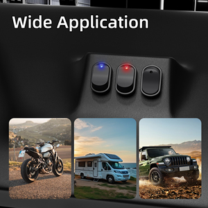 ASW-20D đèn pha có thể điều chỉnh tự động chuyển đổi 12V 24V 20A Led ô tô xe ON-OFF chuyển đổi ánh sáng Dot ánh sáng Rocker chuyển đổi cho xe - Product Image 6