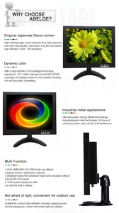 卸売10インチBNC CCTV液晶モニターHDR機能IPSパネルデスクトップアプリケーション用CCTVカメラシステム用 - Product Image 4