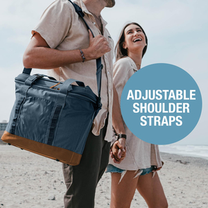 Sızdırmaz katlanabilir yalıtımlı soğutucu çanta taşınabilir katlanabilir yumuşak yan Tote tutar - Product Image 6