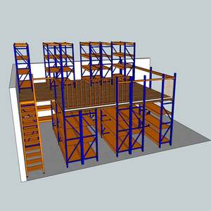 Mehrstöckiges Loft-Industrie lager Mezzanine-Regals ystem und Cantilever-Regals ystem für Hoch lager - Product Image 6