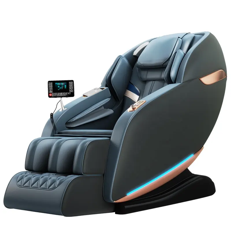Free installation color Appearance design customization 4d zero gravity dual core massage chair with running motors