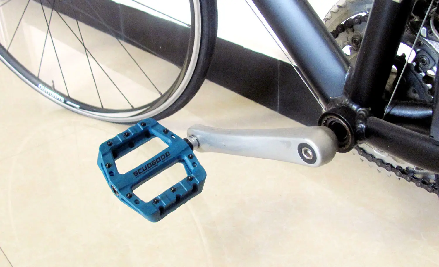 Pedal de ciclismo, venda quente colorido de plástico de náilon ergonômico, bicicleta com rolamento + du