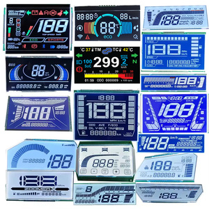 Fabbrica a buon mercato monocromatico modulo lcd personalizzato 7 14 segmento display lcd con tn htn stn fstn va schermo - Product Image 1