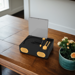 Portable <strong>CD</strong> <strong>Player</strong> with Bluetooth Desktop <strong>CD</strong> <strong>Player</strong> FM Radio LCD Display Support for USB/TF Card/<strong>AUX</strong>/3.5mm <strong>Input</strong> - Product Image 2