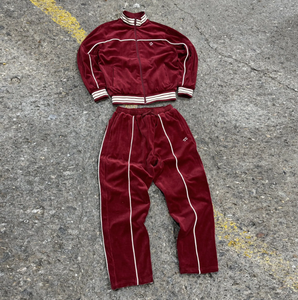 कस्टम उच्च गुणवत्ता वाली टेक फ्लेक्स सादा ट्रैकसूट स्वेटसूट चिंतनशील ज़िप अप स्पोर्ट्स जॉगर पुरुषों के लिए ढीले आधा गर्दन ट्रैकसूट - Product Image 1